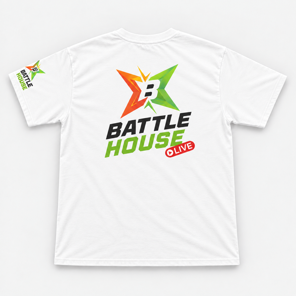 Battlehouse LIVE Official Tee - White